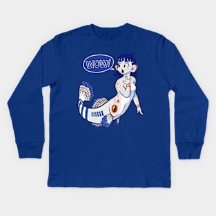 Fishy Fan Kids Long Sleeve T-Shirt